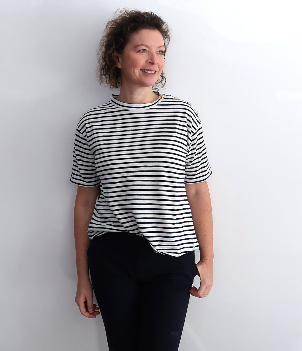 The Shirt Project Bio-Baumwolle Shirt Rundhals Knöpfe