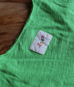 The Shirt Project Organic Baumwoll Shirt V-Ausschnitt Kurzarm