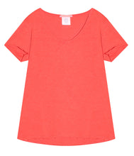 Laden Sie das Bild in den Galerie-Viewer, The Shirt Project Organic Baumwoll Shirt V-Ausschnitt Kurzarm
