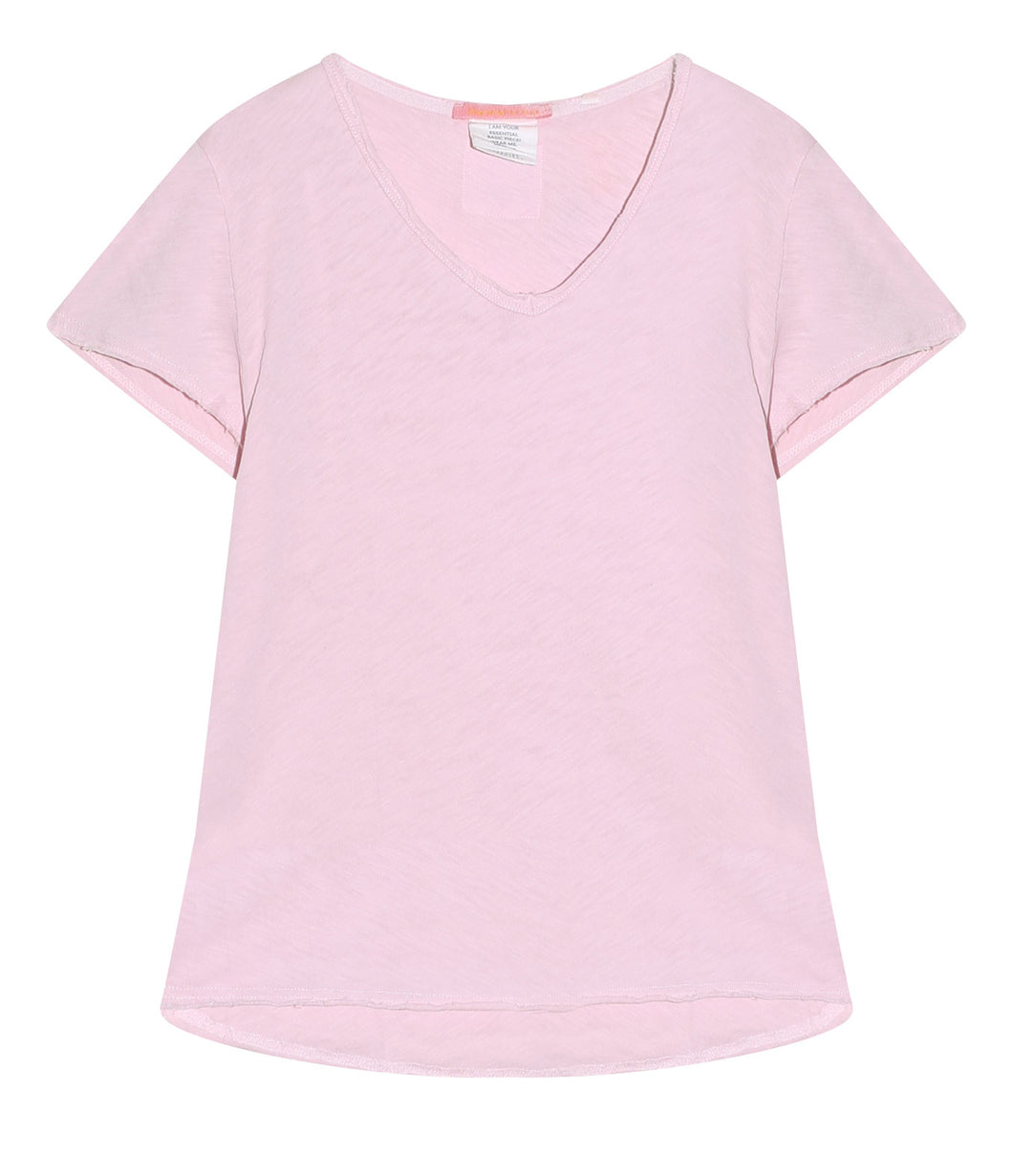 The Shirt Project Organic Baumwoll Shirt V-Ausschnitt Kurzarm
