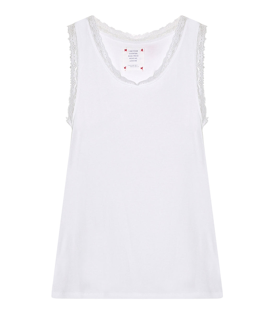 The Shirt Project Viskose-Mix Top mit Spitze