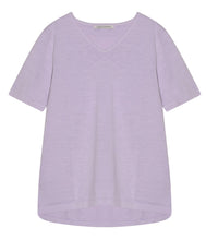 Load the image into the gallery viewer, Trusted Handwork Cotton T-Shirt Nimes V-Neck Half Sleeve
