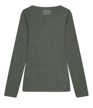 Load the image into the gallery viewer, Velvet by Graham and Spencer Cotton Shirt Lizzie Crew Neck Long Sleeve
