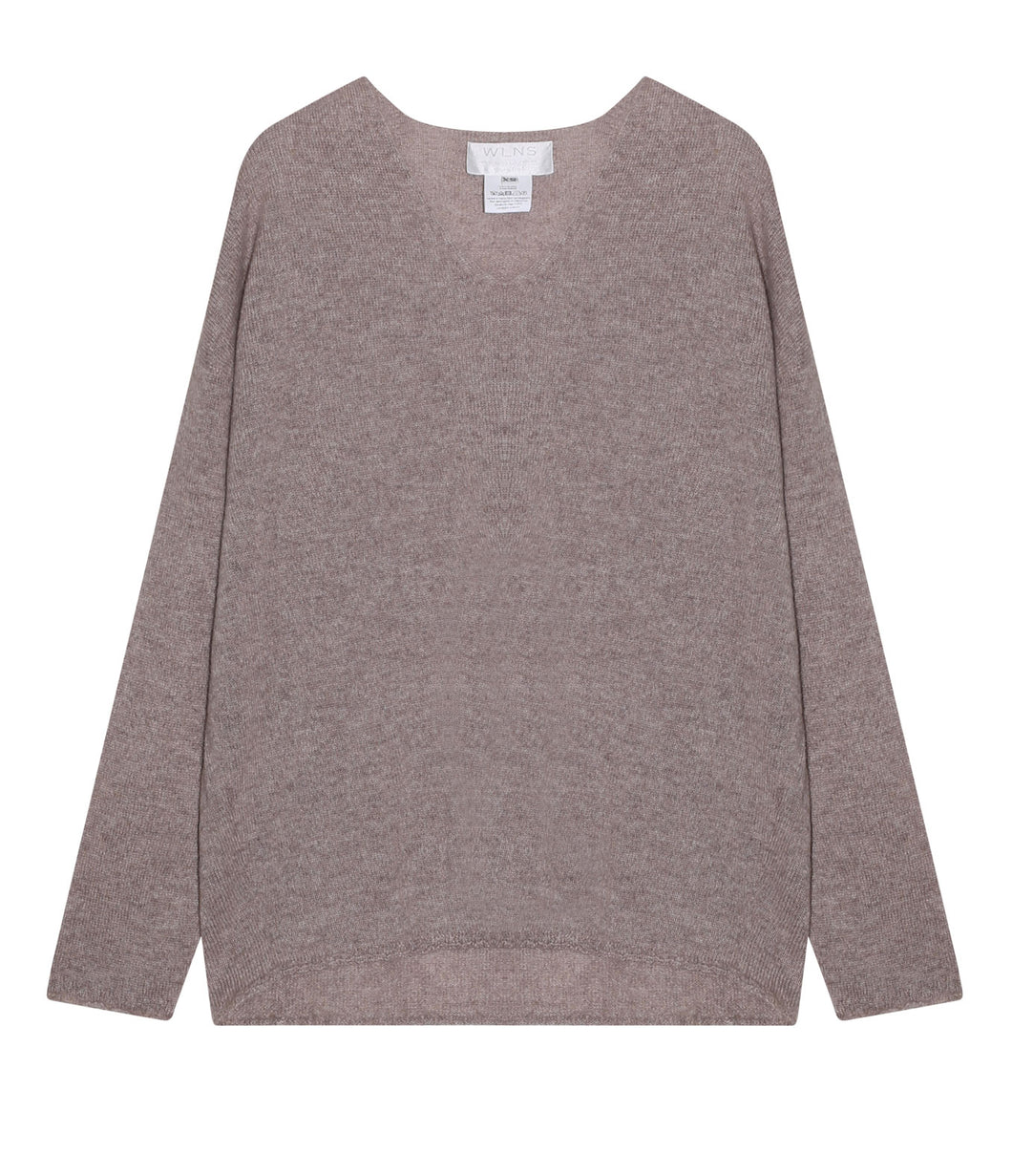 WLNS Cashmere V-Neck Sweater