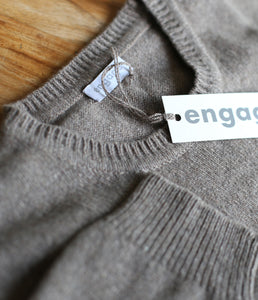 engage Mens Cashmere Recycled Crew Neck Sweater
