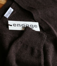 Load the image into the gallery viewer, engage cashmere jumper V-neck
