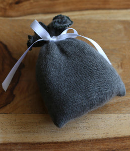 engage cashmere sachet with Swiss stone pine shavings