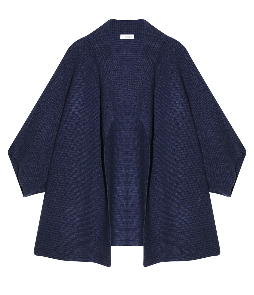 Eng Cashmere Open Poncho Jacket