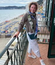 Load the image into the gallery viewer, engage recycled Kaschmir Strickjacke Strukturstrick
