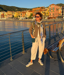 engage recycled Kaschmir Strickjacke Strukturstrick