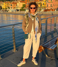 Load the image into the gallery viewer, engage recycled Kaschmir Strickjacke Strukturstrick
