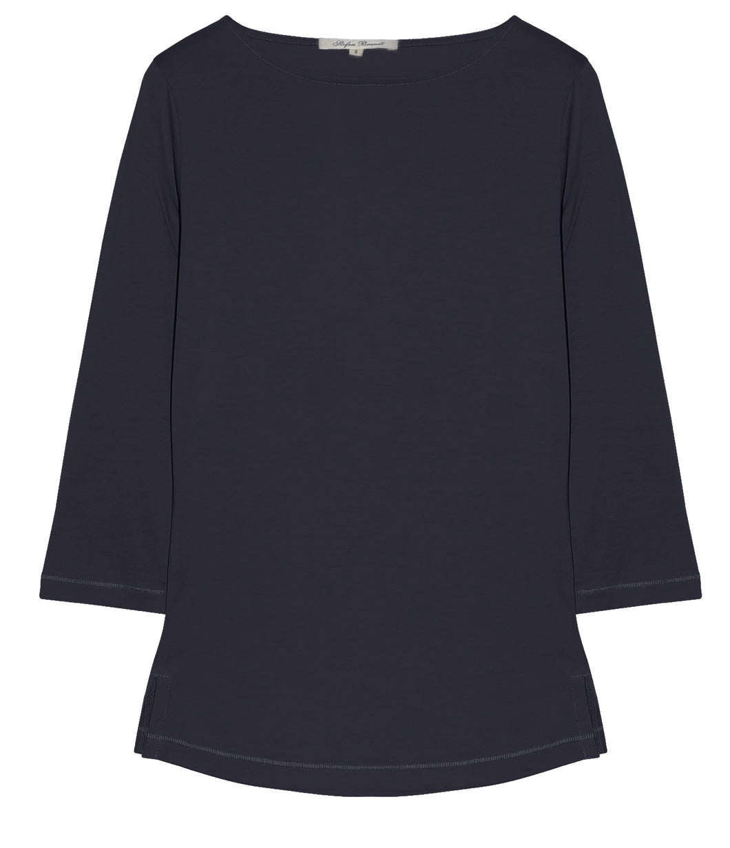 Stefan Brandt Cotton Shirt Elsa 3/4 Sleeve