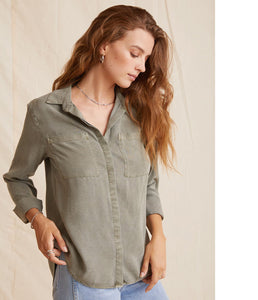 Bella Dahl Bluse Two Pocket Classic