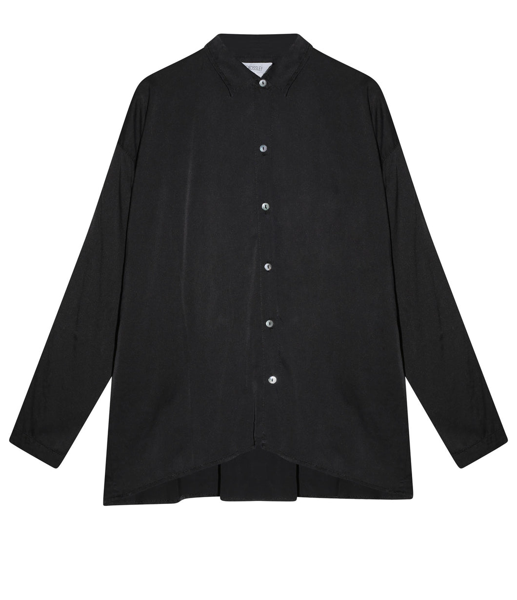 Crossley silk-blend blouse Sollim long sleeve