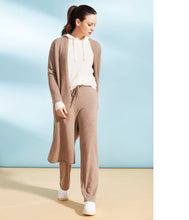 Load the image into the gallery viewer, Esisto cashmere knitted cardigan long
