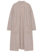 Load the image into the gallery viewer, Esisto cashmere knitted cardigan long
