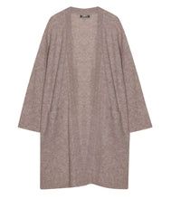 Load the image into the gallery viewer, Esisto Long Cardigan textured knit
