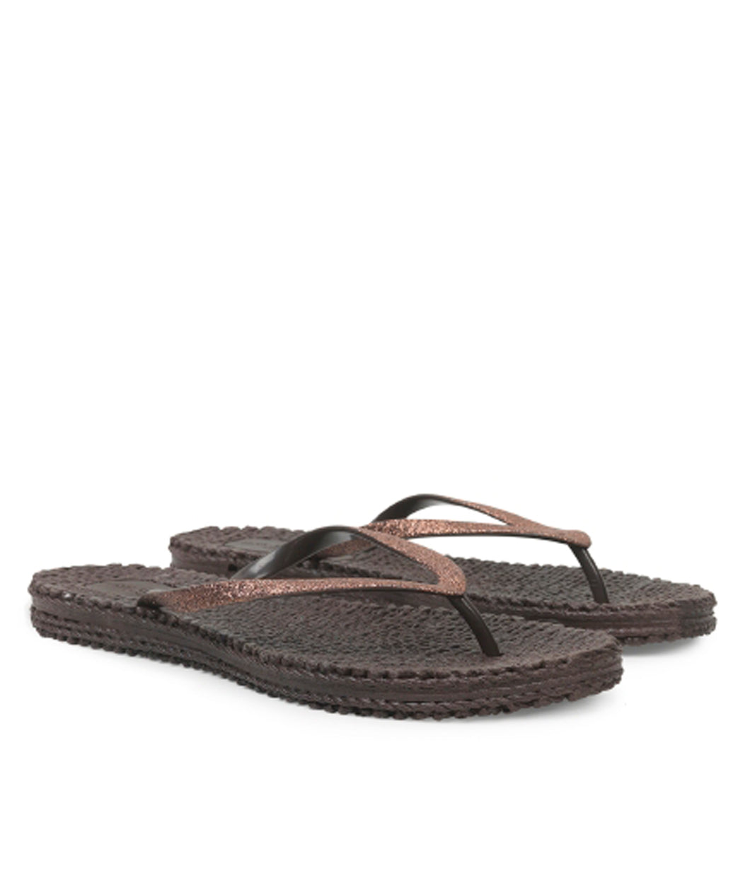 Ilse Jacobsen Flip Flops mit Glitzer