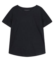 Load the image into the gallery viewer, Majestic Filatures Shirt Lyocell Cotton Mix Shirt Crew Neck Short Sleeve
