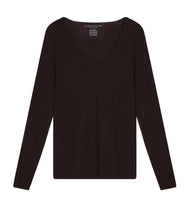 Load the image into the gallery viewer, Majestic Shirt V-Neck Long Sleeve
