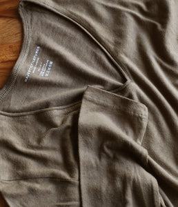 Majestic Filatures Cotton Cashmere Shirt V-Neck Long Sleeve