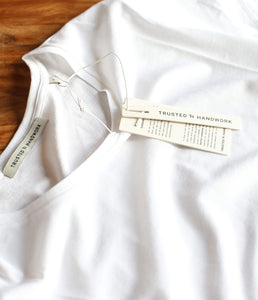 Trusted Handwork Baumwoll T-Shirt Paris Rundhalsausschnitt Kurzarm