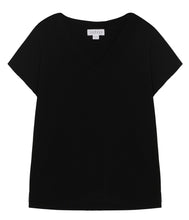 Load the image into the gallery viewer, Velvet by Graham and Spencer Cotton Shirt Jill V-Neck Short Sleeve
