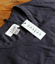 Load the image into the gallery viewer, Velvet Cotton Shirt Tressa Crew Neck
