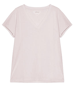 Velvet by Graham and Spencer Baumwoll Shirt Jill V-Ausschnitt Kurzarm