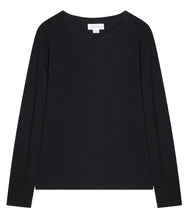 Load the image into the gallery viewer, Velvet by Graham and Spencer Cotton Shirt Liz Crew Neck Long Sleeve
