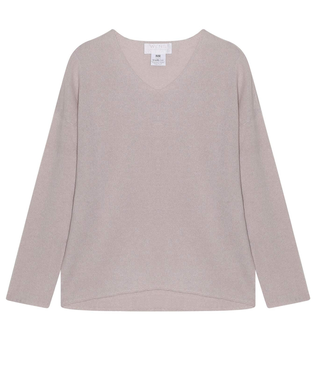 WLNS Cashmere V-Neck Sweater