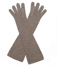 Load the image into the gallery viewer, engage cashmere gloves with long cuffs
