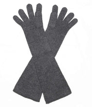 Load the image into the gallery viewer, engage cashmere gloves with long cuffs
