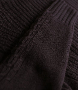 engage cashmere jumper cable knit turtleneck