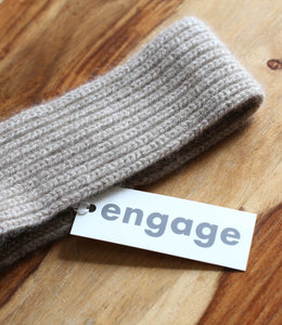 engage cashmere headband rib