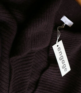 Eng Cashmere Open Poncho Jacket