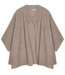 Eng Cashmere Open Poncho Jacket